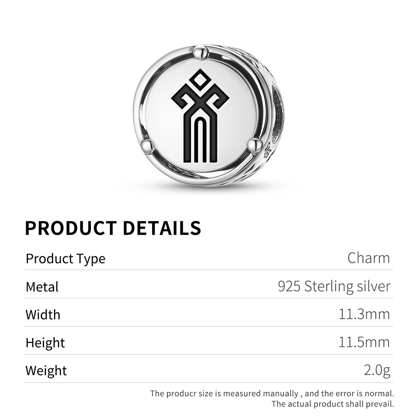 Chur Slavic Symbols Charm