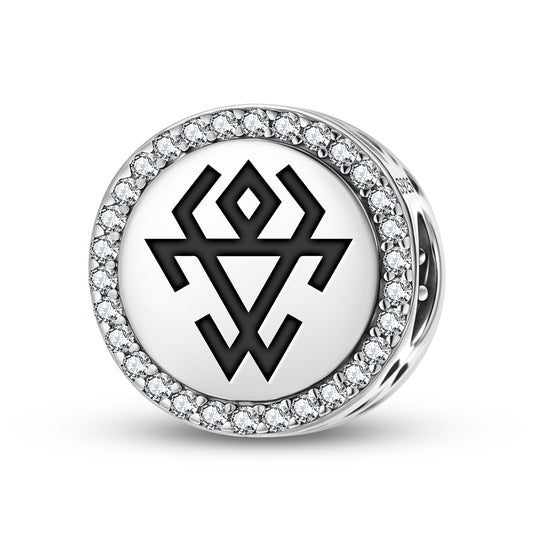 Chernobog Slavic Symbols Charm