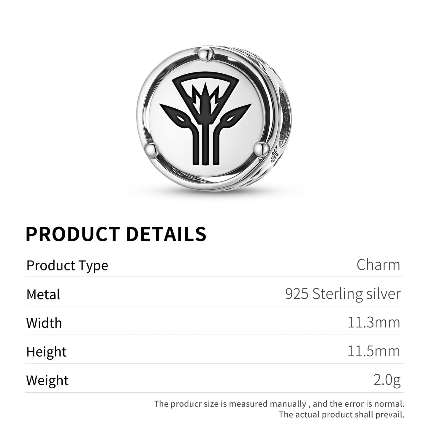 Lotus Egyptian Symbols Charm