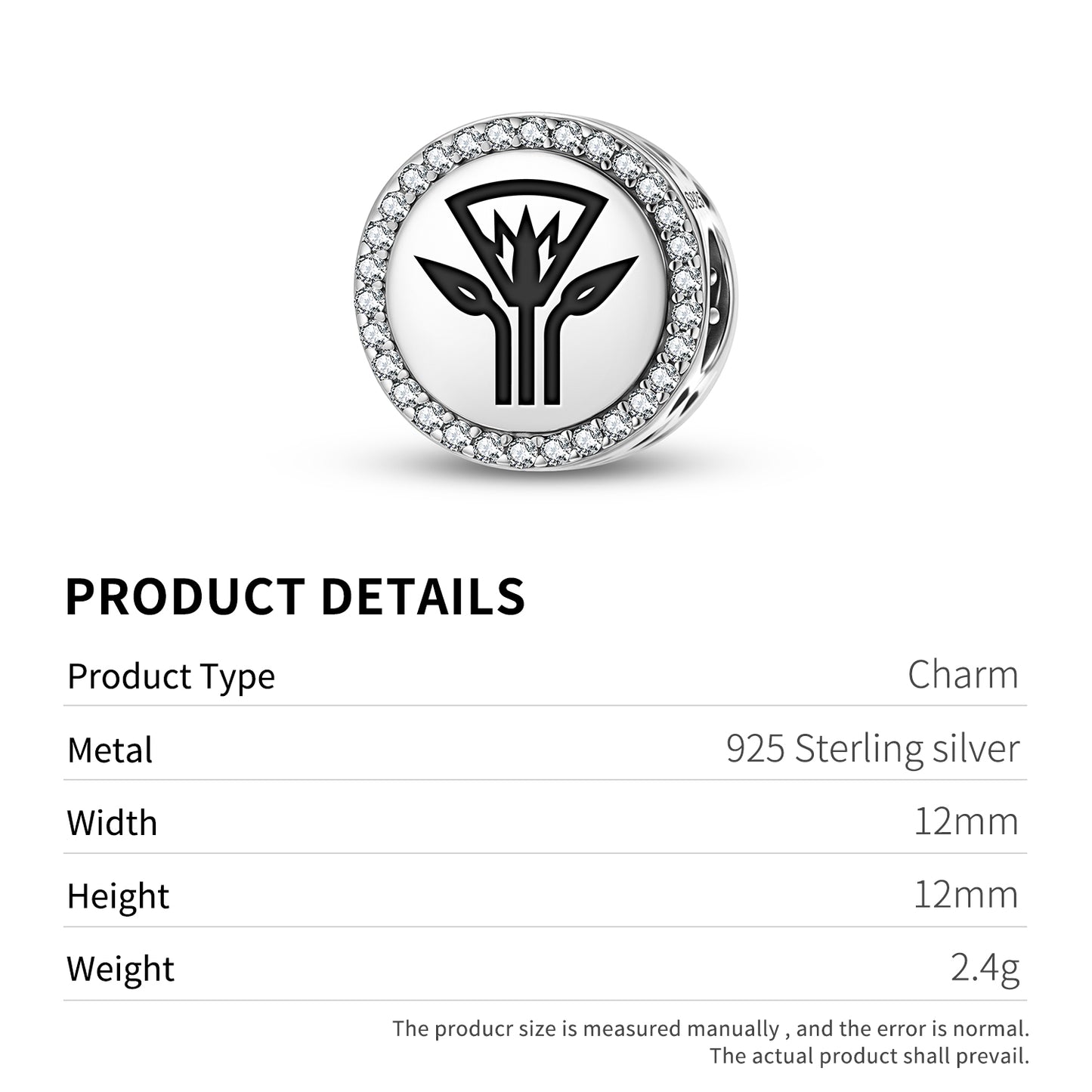 Lotus Egyptian Symbols Charm