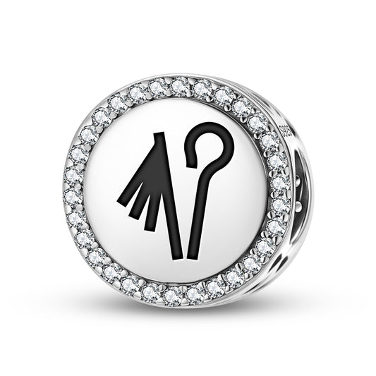 Crook and fall Egyptian Symbols Charm