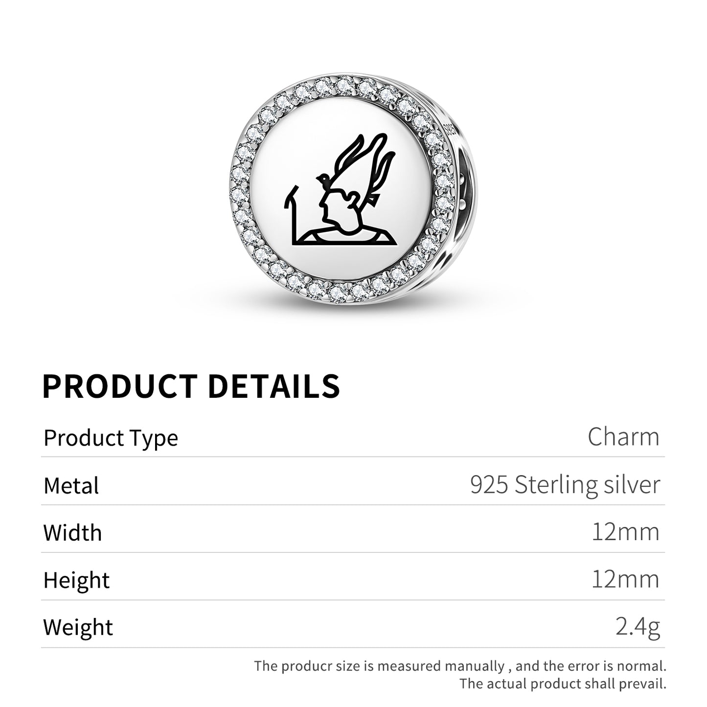 Satis Satet Egyptian Symbols Charm