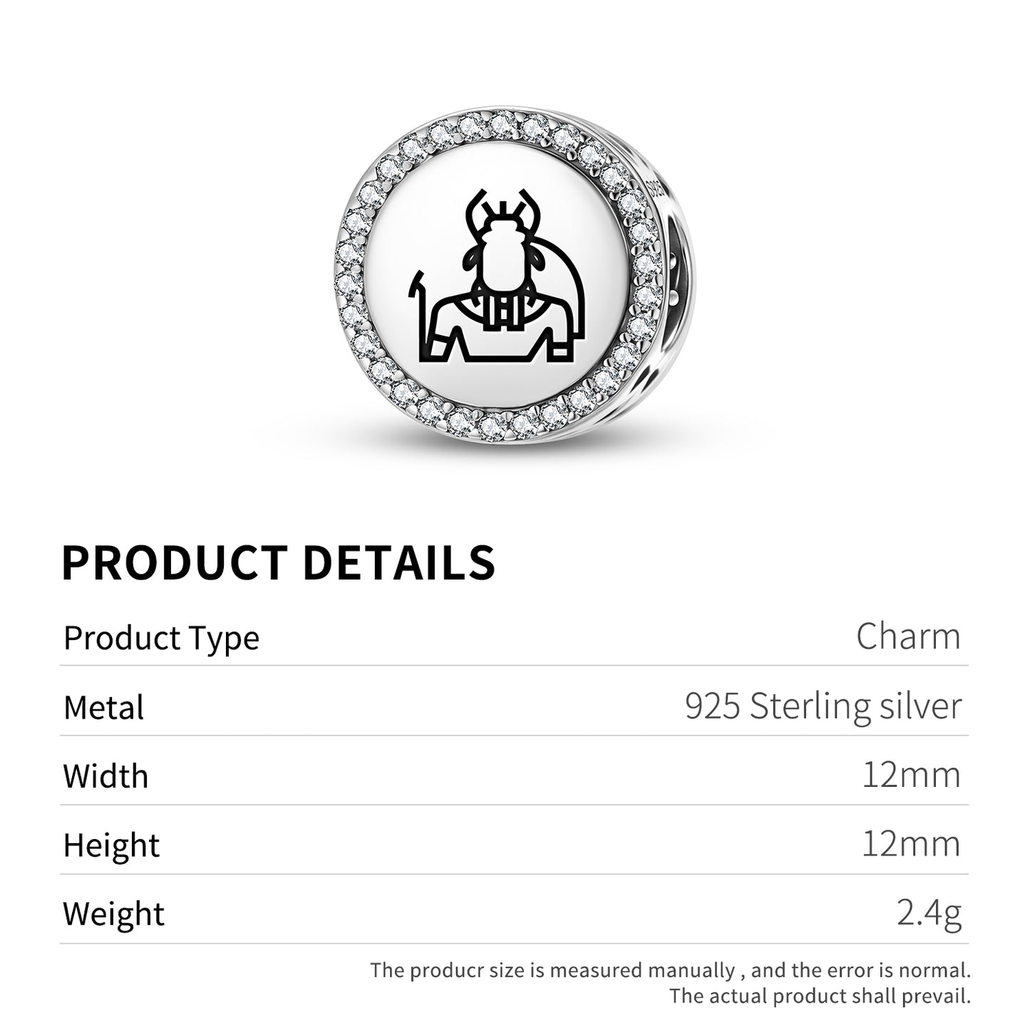 Khepri Egyptian Symbols Charm