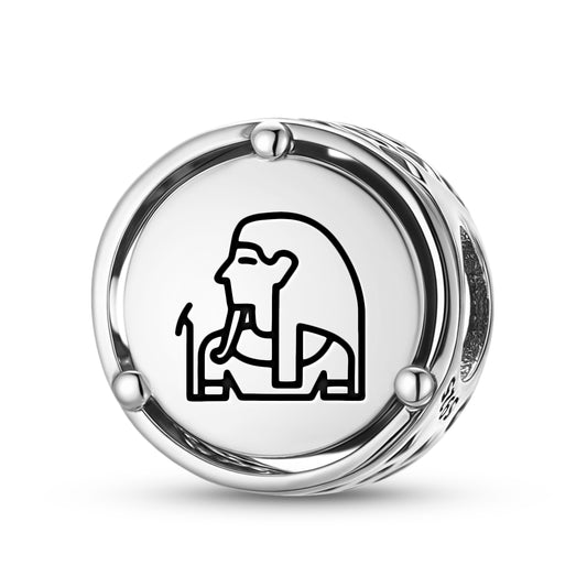 Atum Egyptian Symbols Charm