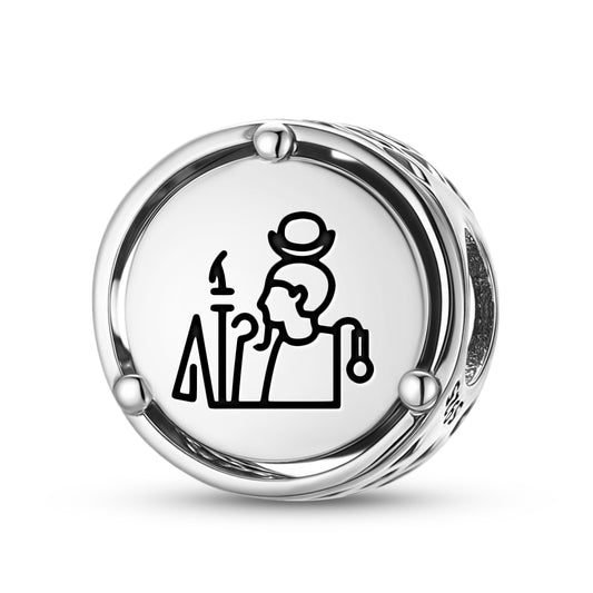 Khonsu Egyptian Symbols Charm