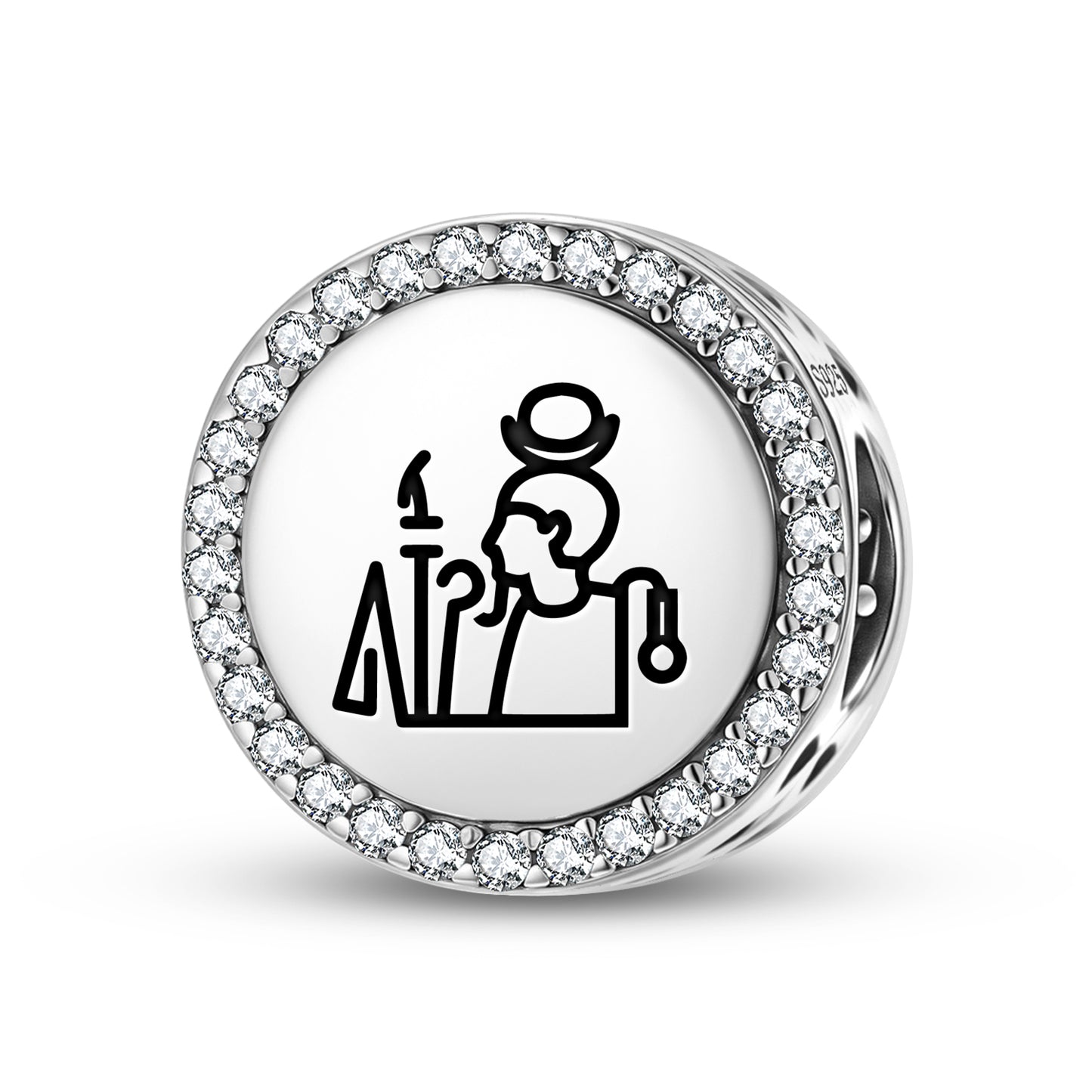 Khonsu Egyptian Symbols Charm