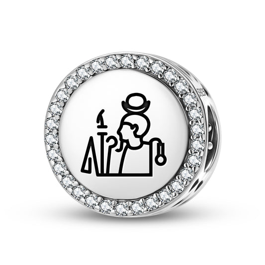 Khonsu Egyptian Symbols Charm
