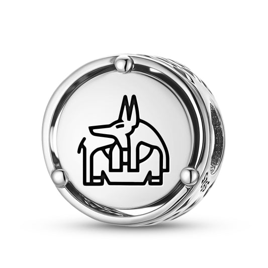 Anubis Egyptian Symbols Charm