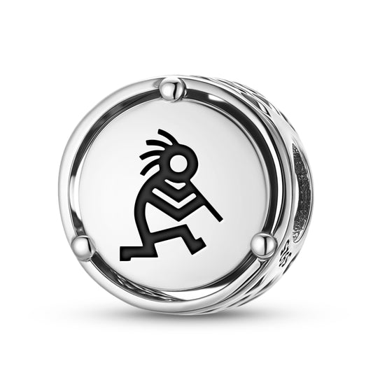 Kokopelli Hopi Symbols Charm