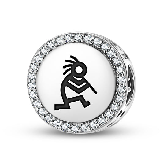 Kokopelli Hopi Symbols Charm