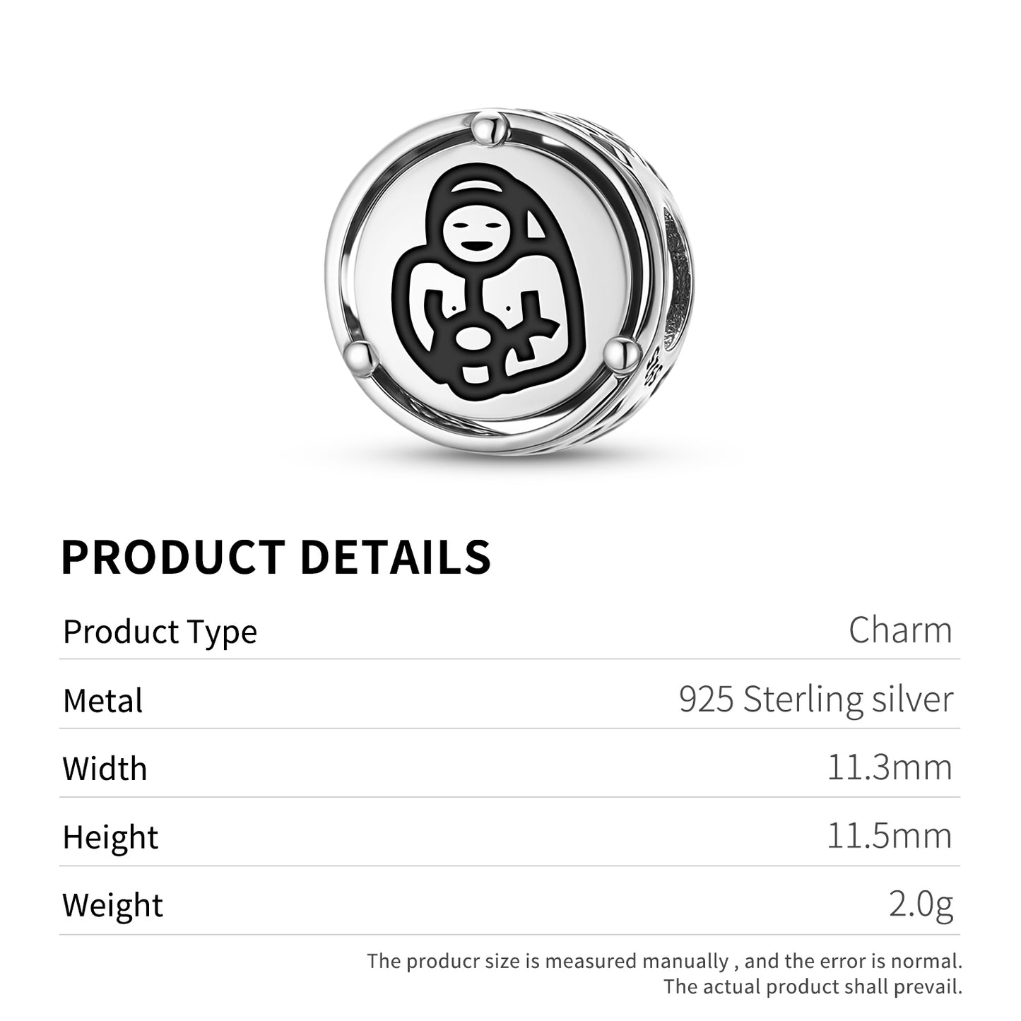 Mama Allpa Inca Symbols Charm