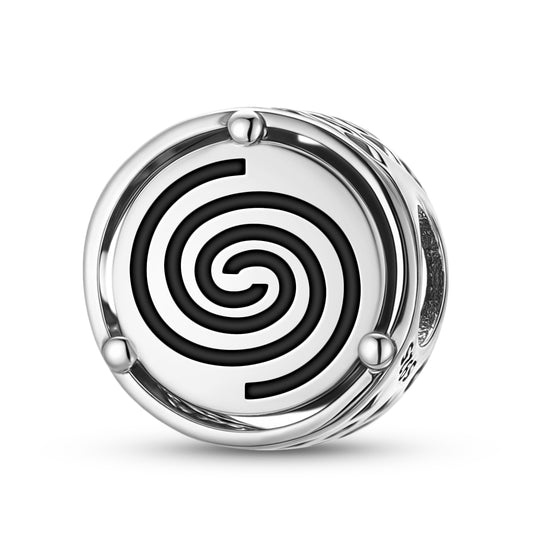 Spiral Taino Symbols Charm