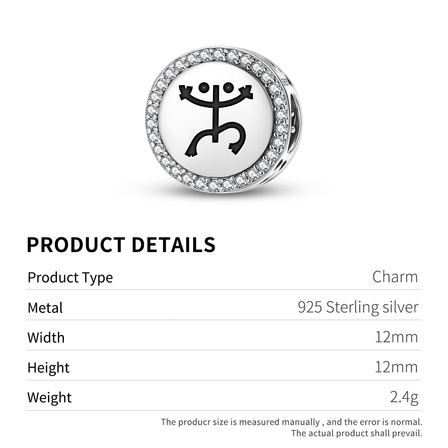 Toa Taino Symbols Charm