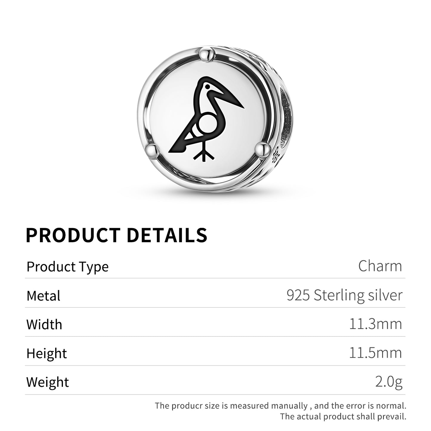 Bird Taino Symbols Charm