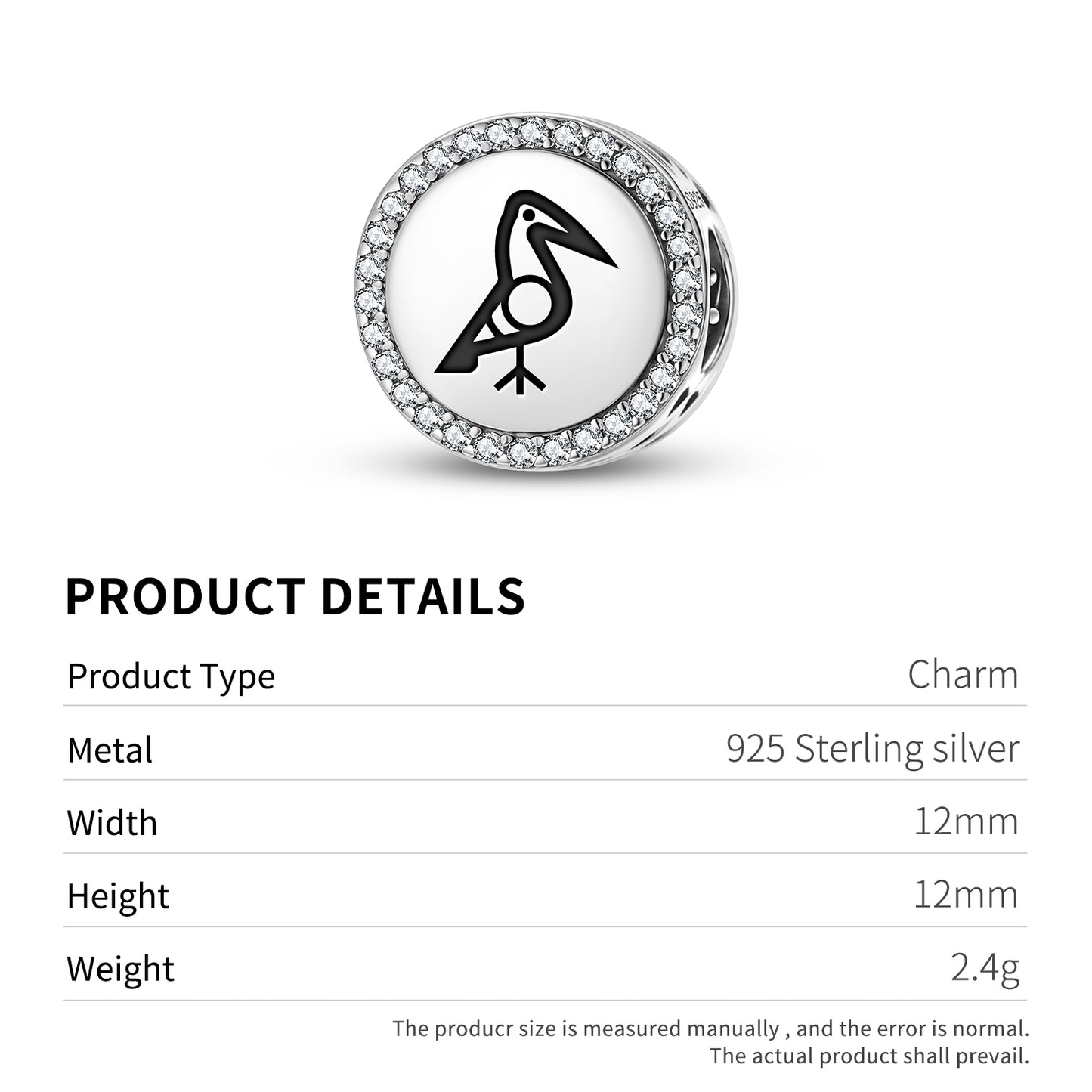 Bird Taino Symbols Charm