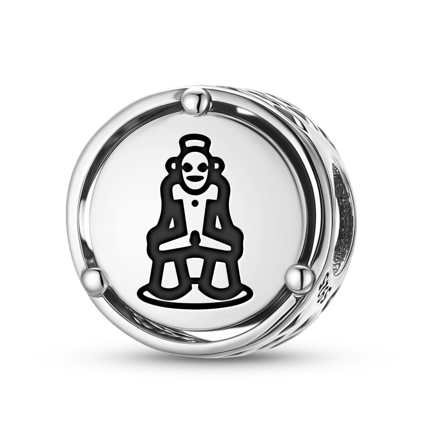 God of Cohoba Taino Symbols Charm