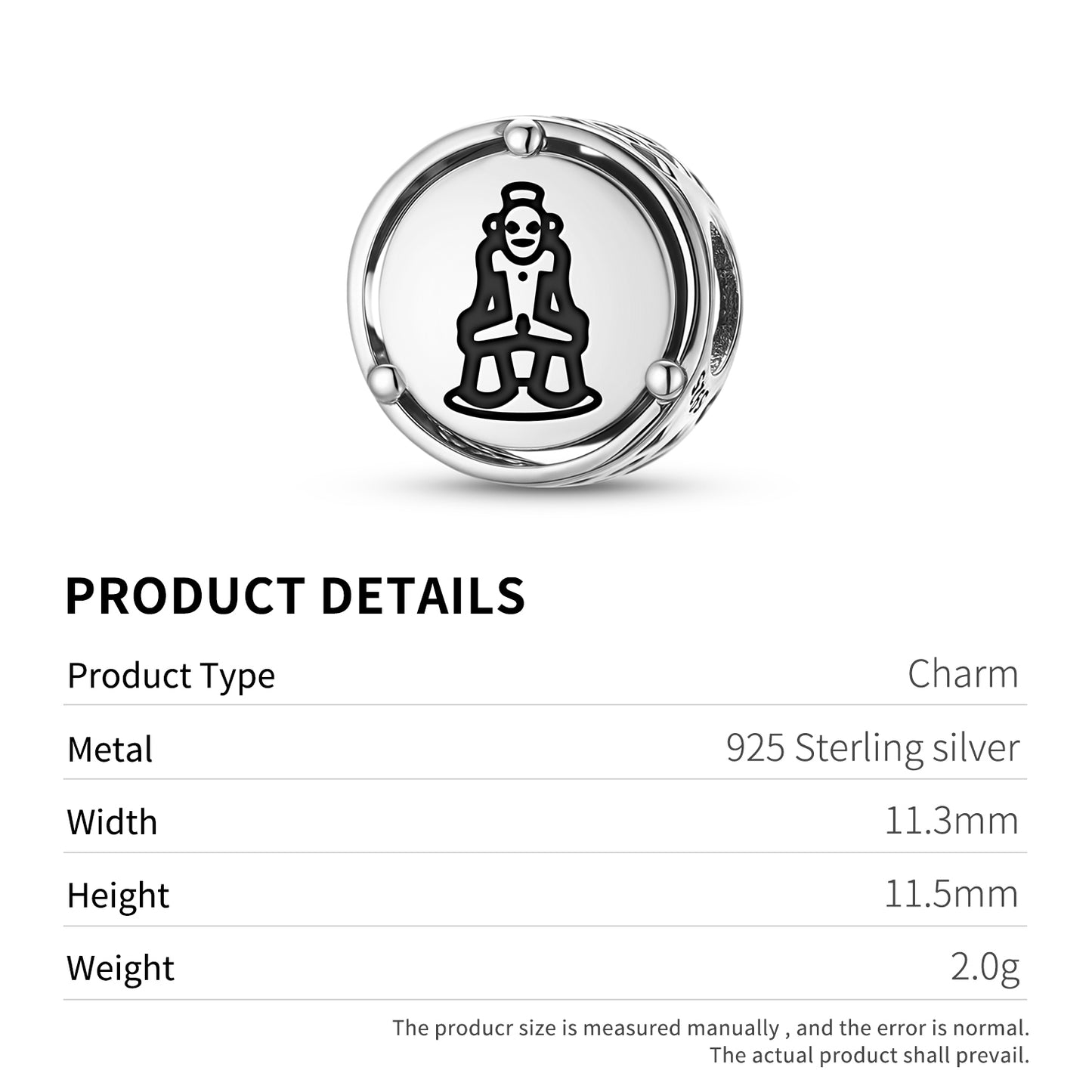 God of Cohoba Taino Symbols Charm
