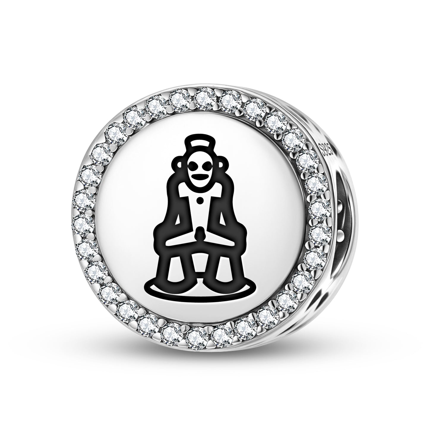 God of Cohoba Taino Symbols Charm