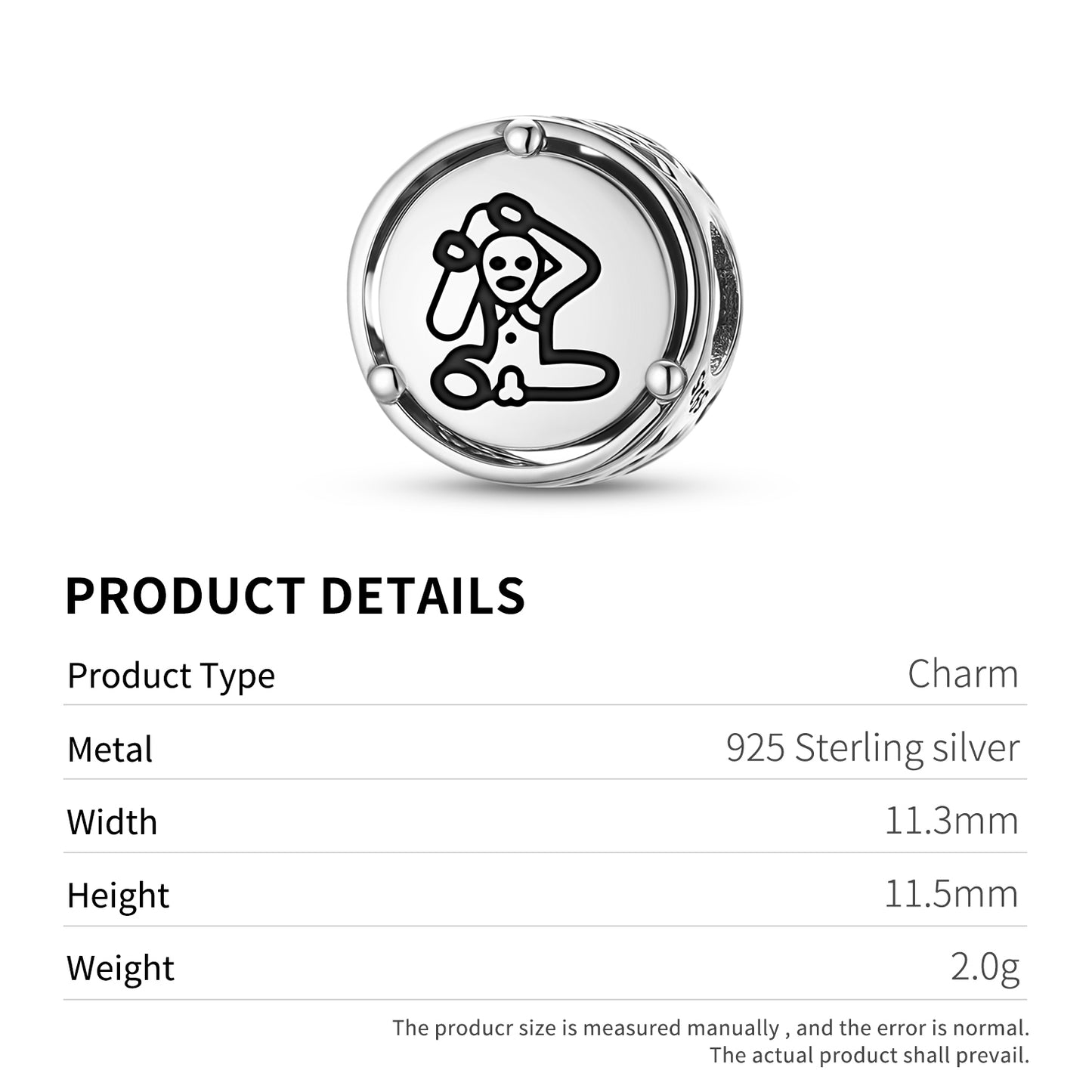 God of force Taino Symbols Charm