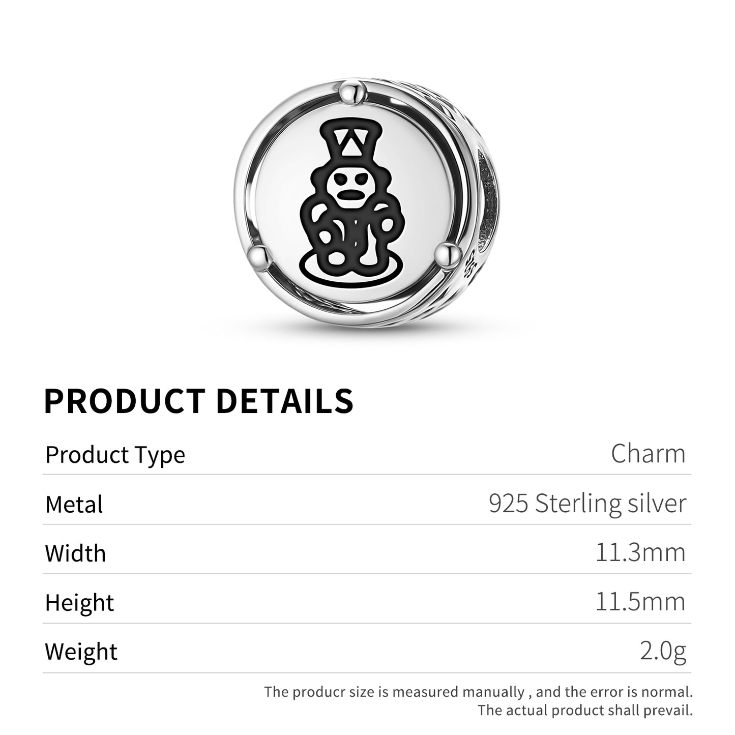 Cemi Boinayel Taino Symbols Charm