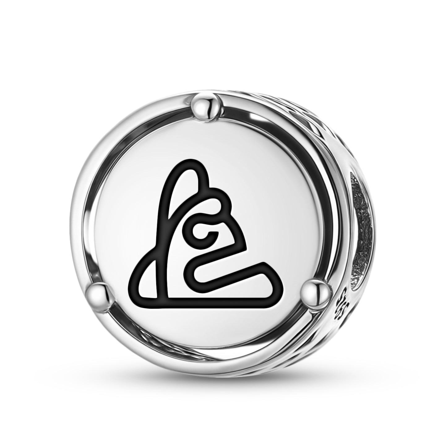 Trigonolito Taino Symbols Charm