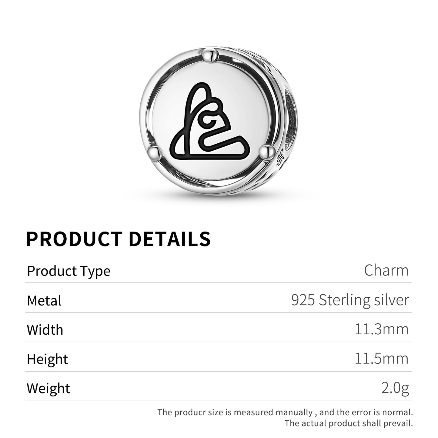 Trigonolito Taino Symbols Charm