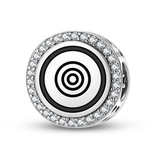 Connection with Nature Native Rock Art Symbols Charm