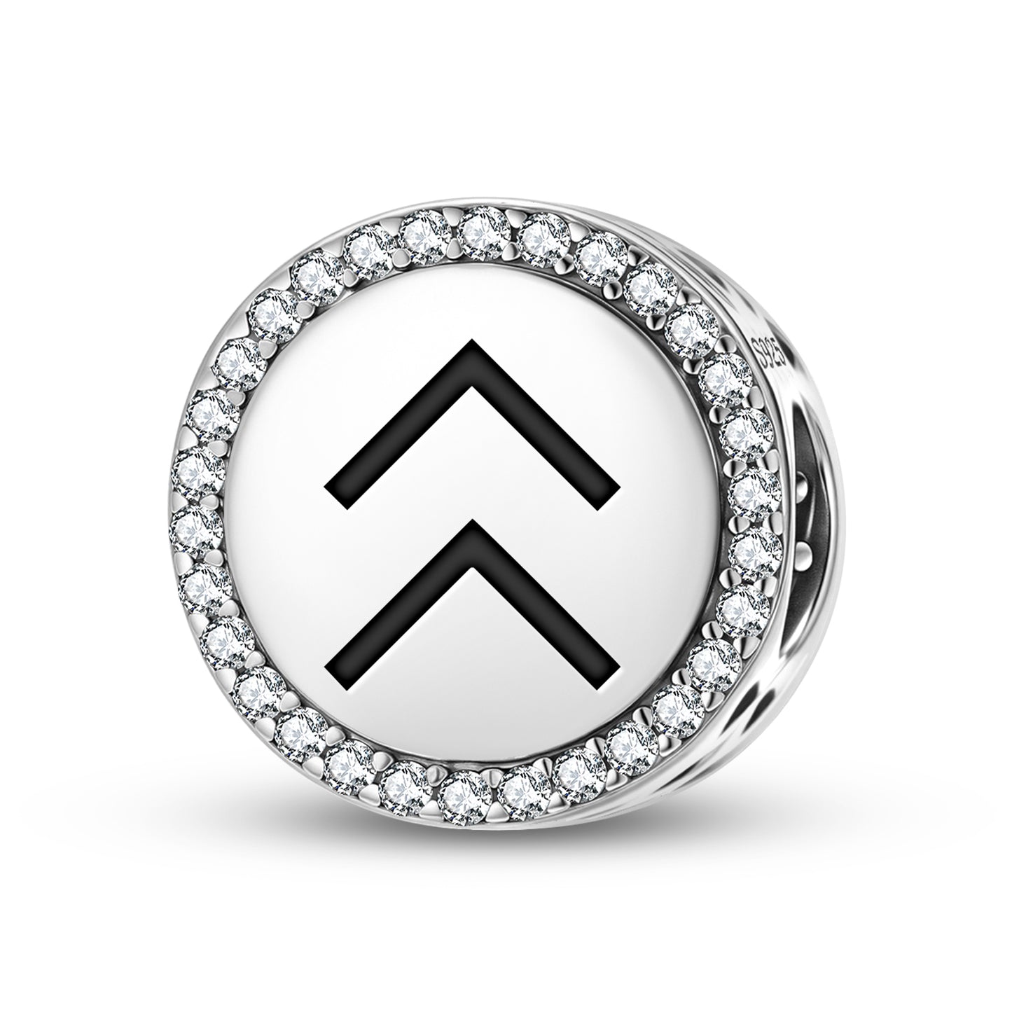 Willingness to Succeed Native Rock Art Symbols Charm