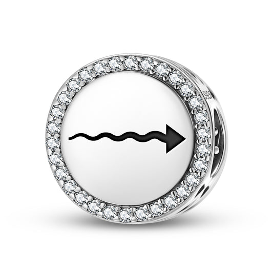 Acceleration Native Rock Art Symbols Charm