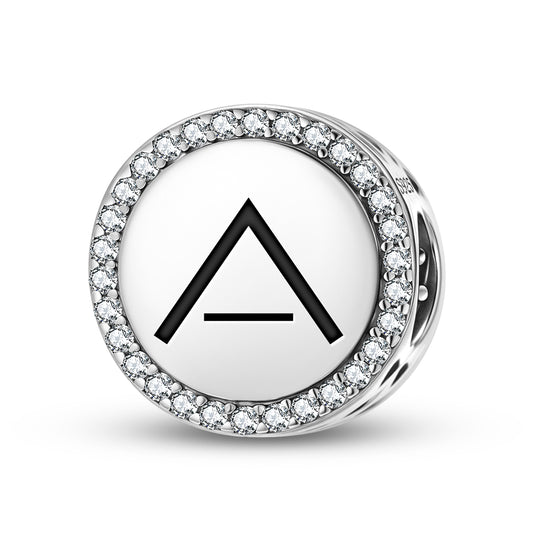 Calm Native Rock Art Symbols Charm