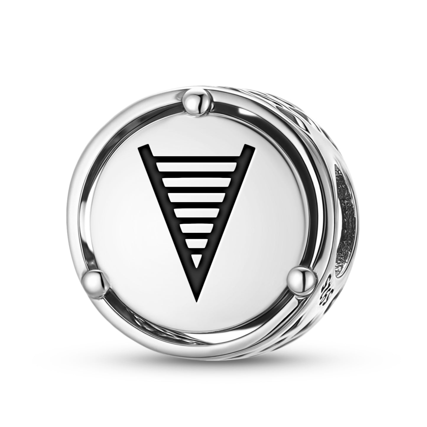 Wealth Native Rock Art Symbols Charm