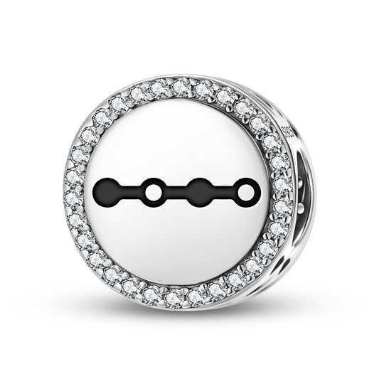 Time Native Rock Art Symbols Charm