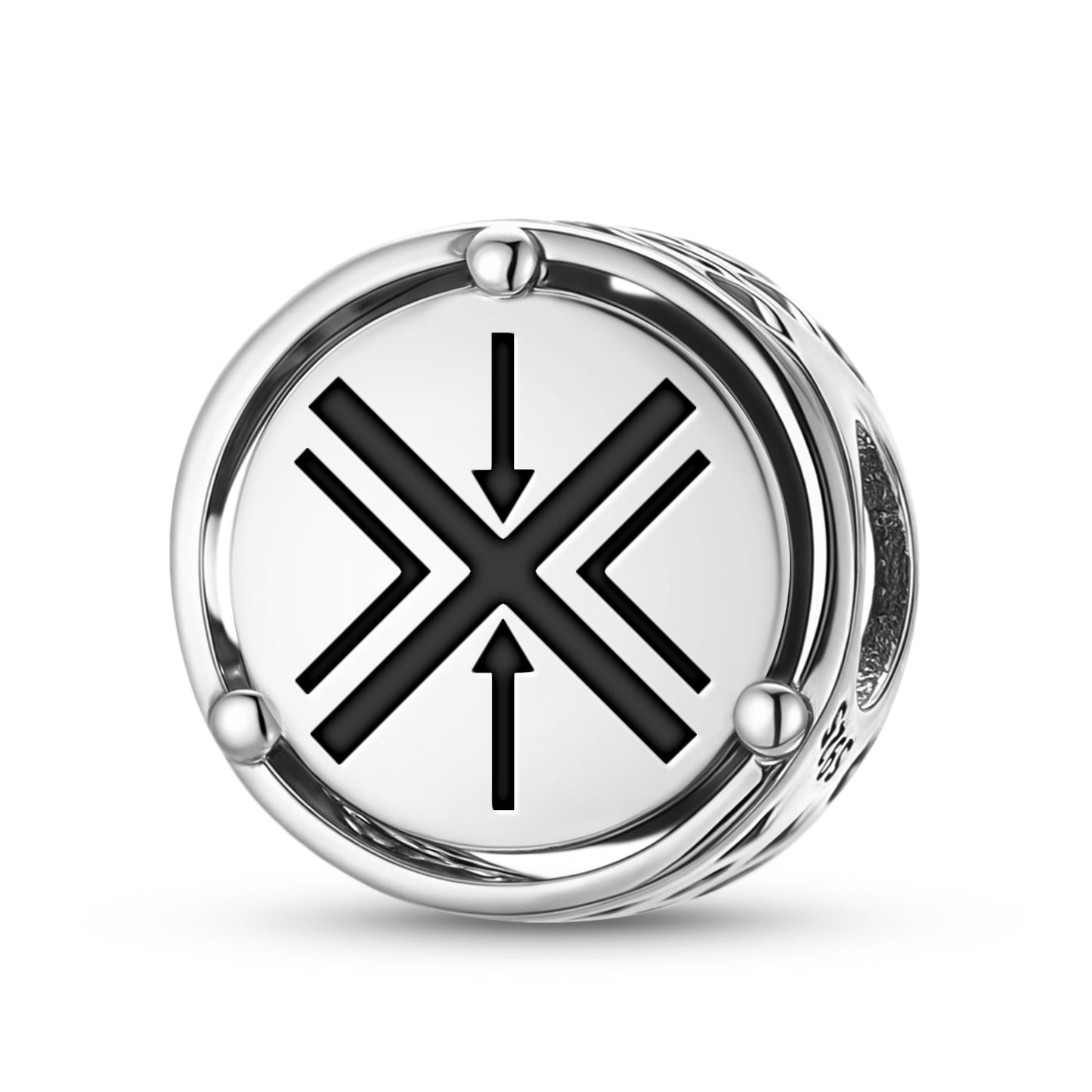 Immortality Native Rock Art Symbols Charm