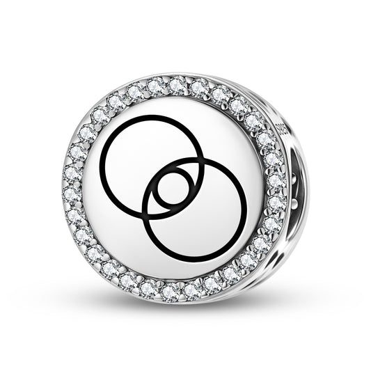 Tetrad Crop Circles Symbols Charm