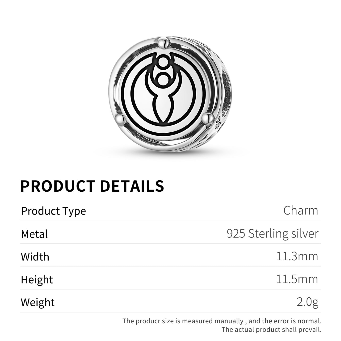 Goddess Isis Crop Circles Symbols Charm
