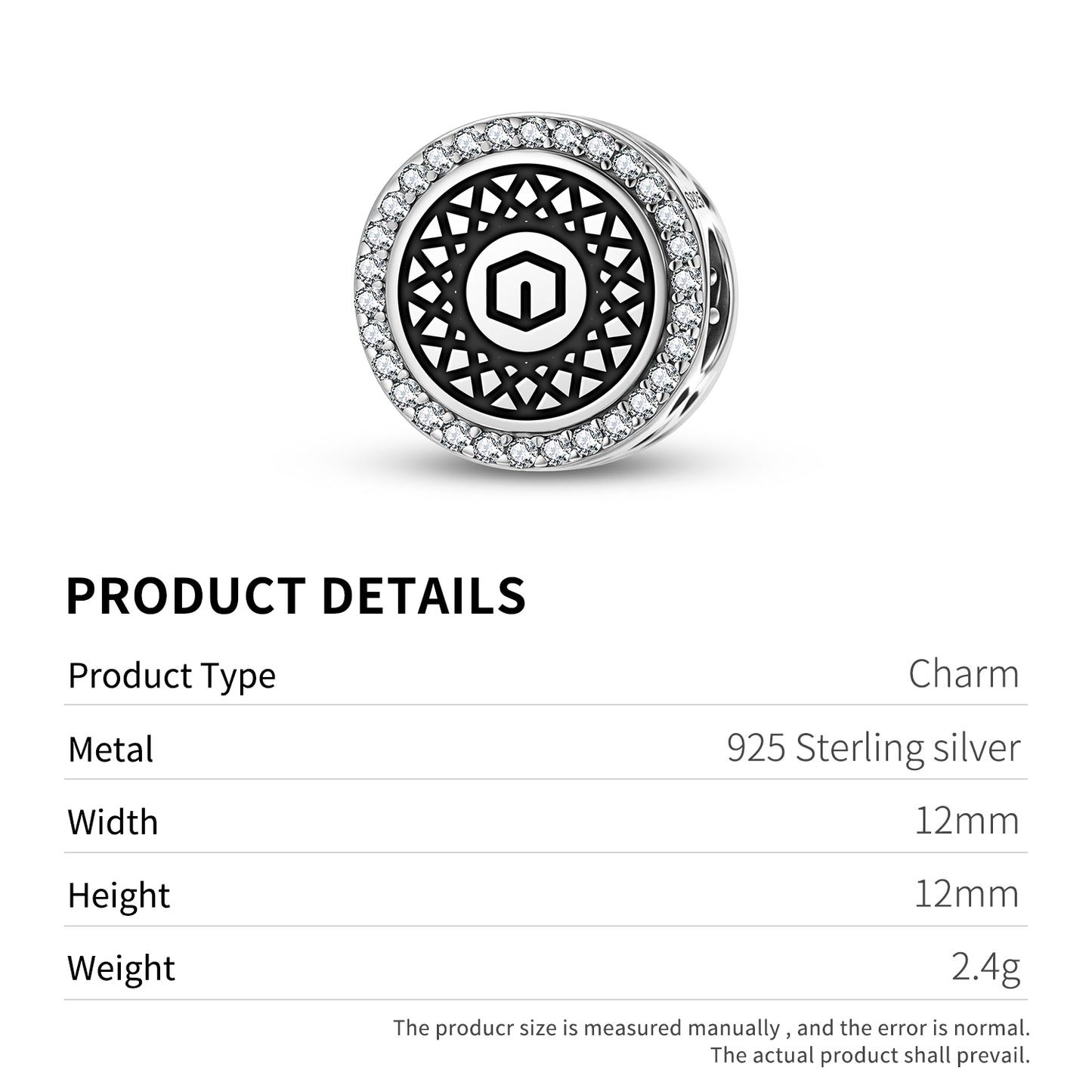 Metatron's Cube Crop Circles Symbols Charm