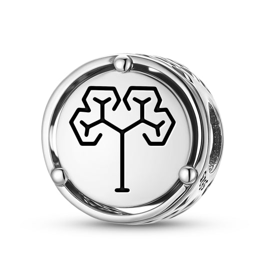 Golden Tree Crop Circles Symbols Charm