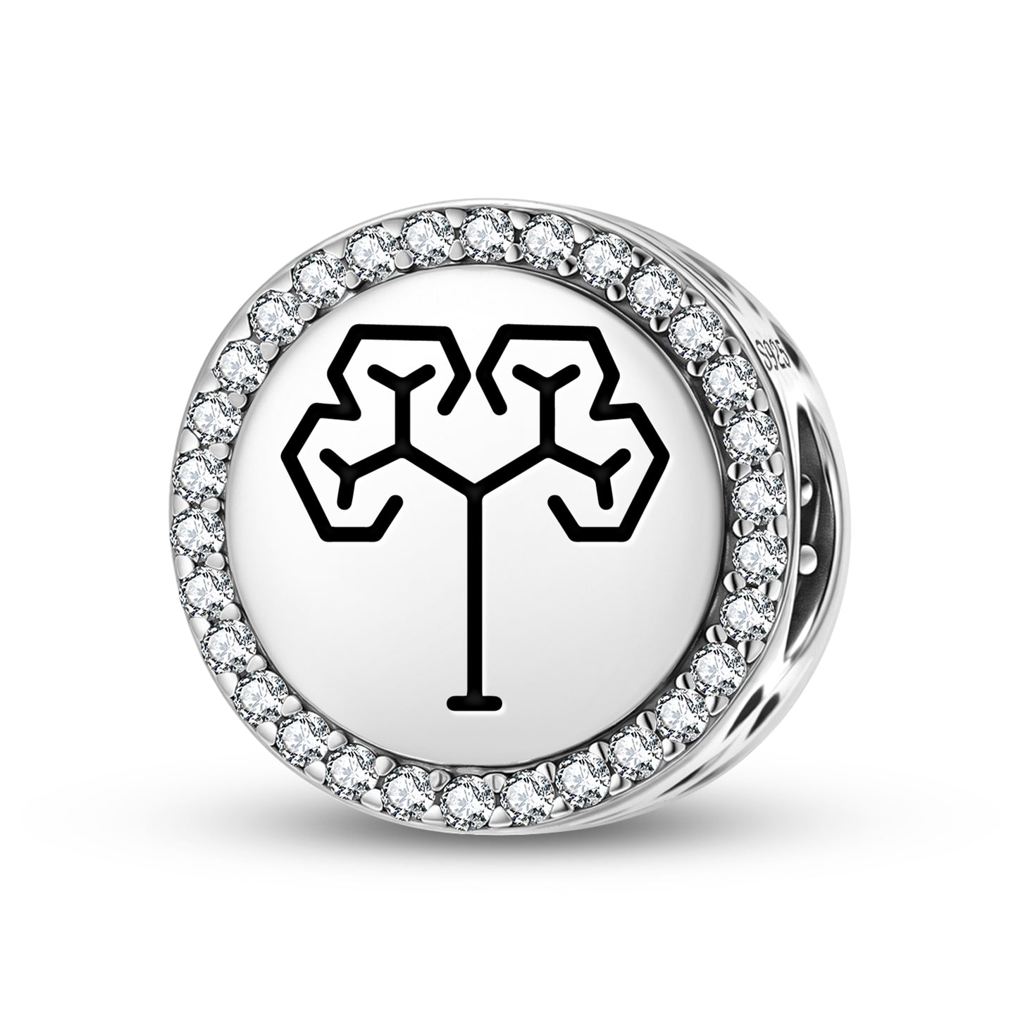 Golden Tree Crop Circles Symbols Charm