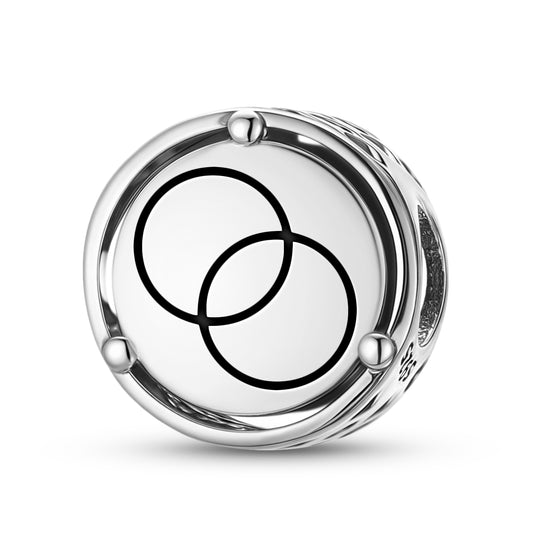 Dyad Vesica Pisces Crop Circles Symbols Charm
