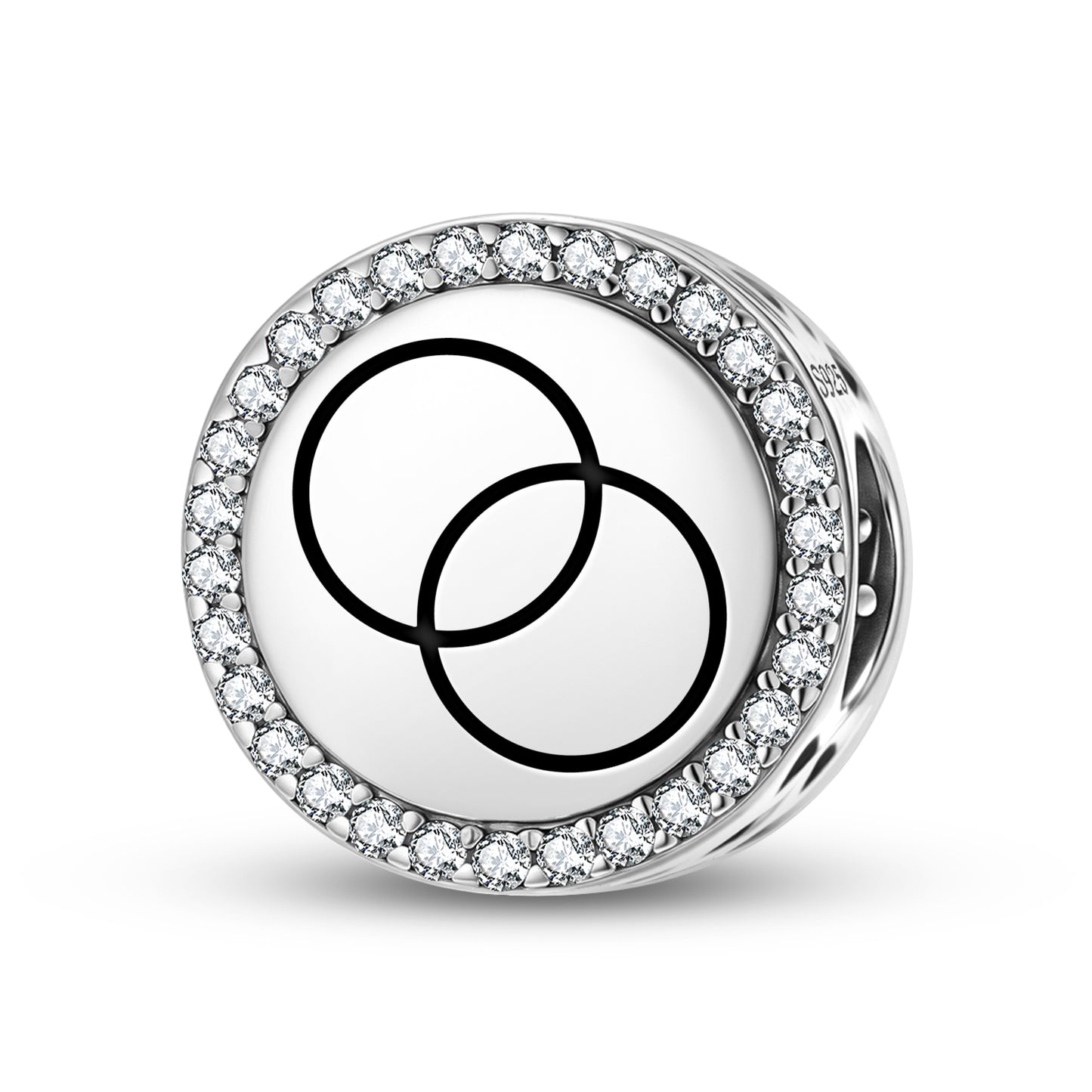 Dyad Vesica Pisces Crop Circles Symbols Charm