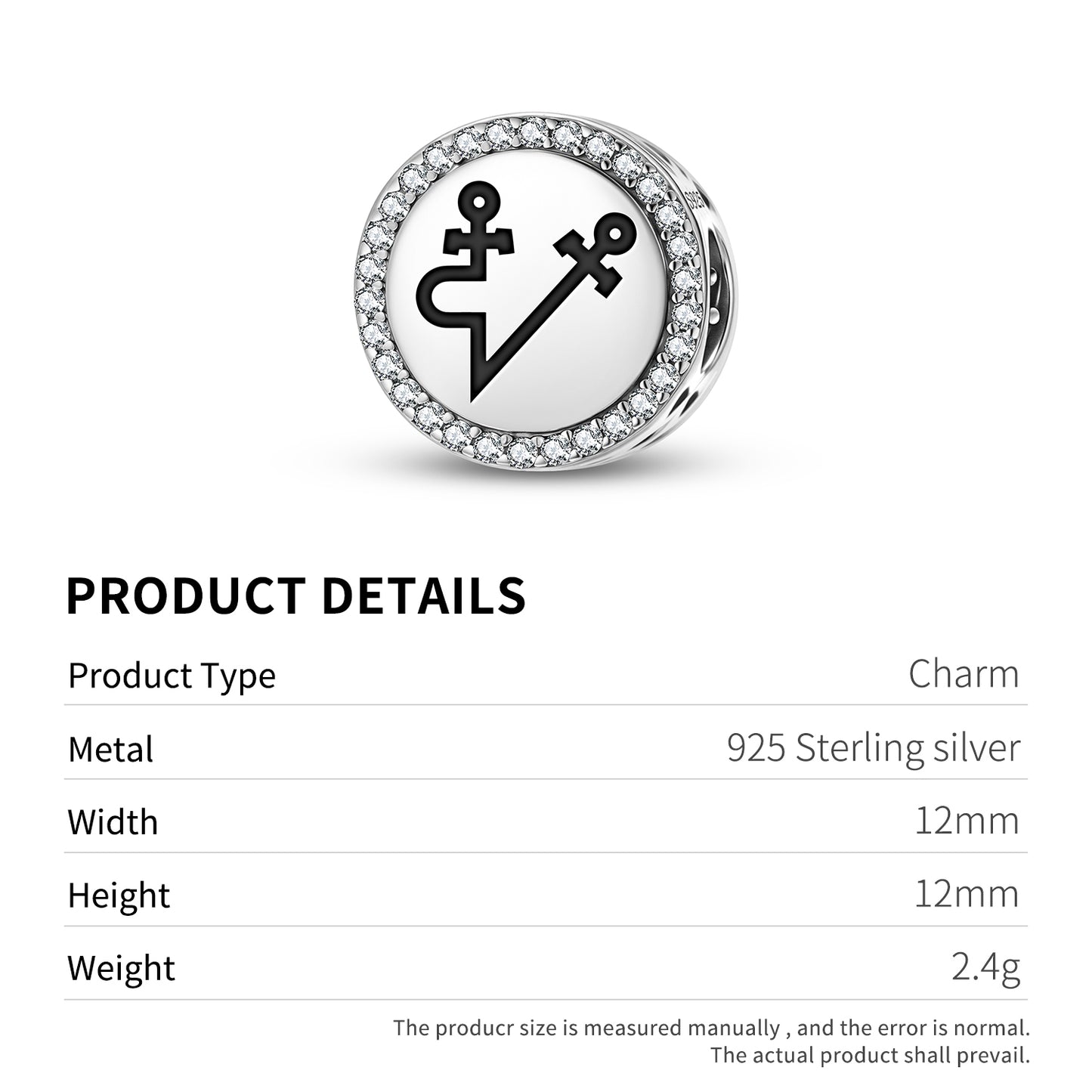 HAHAHEL Angels Symbols Charm