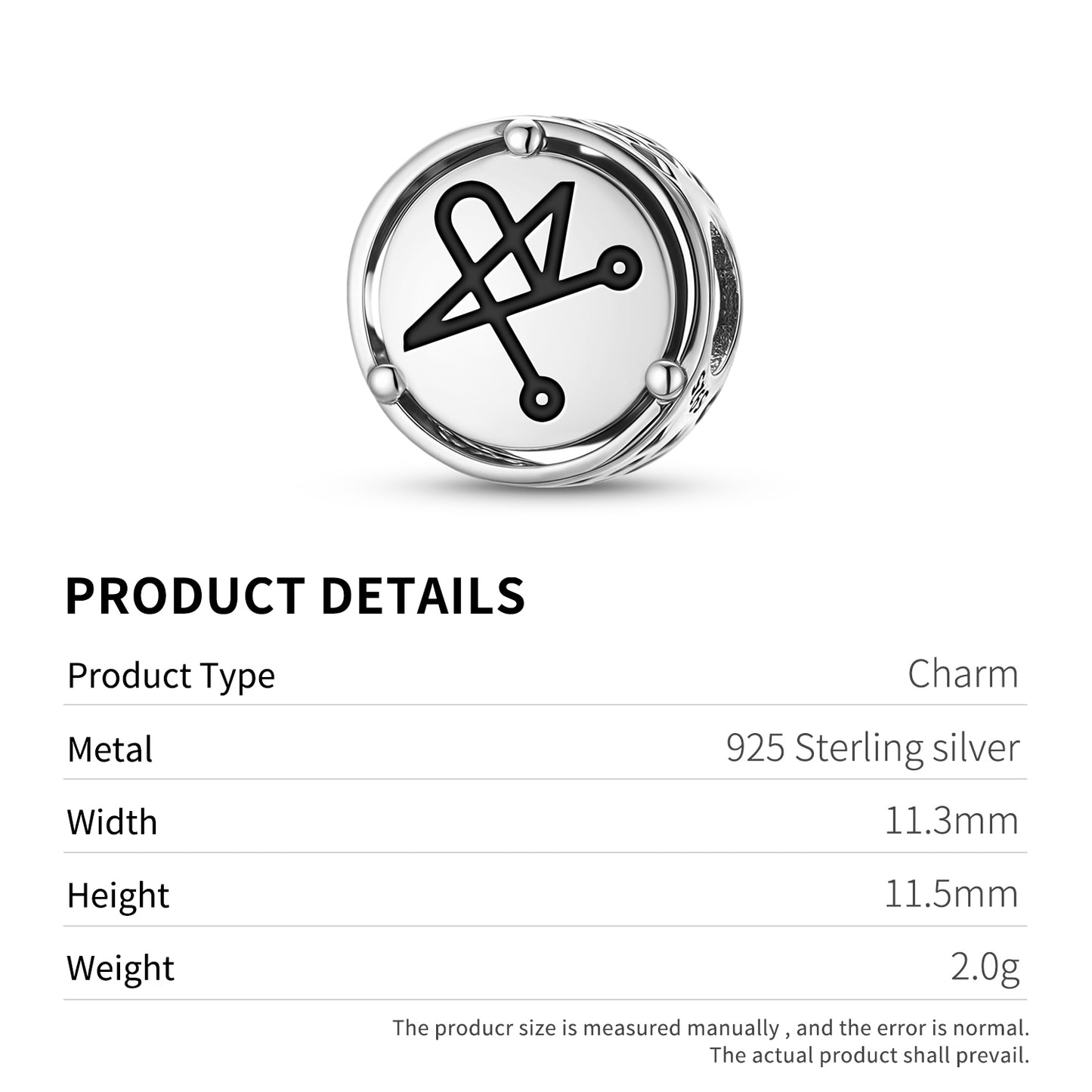 HARIEL Angels Symbols Charm