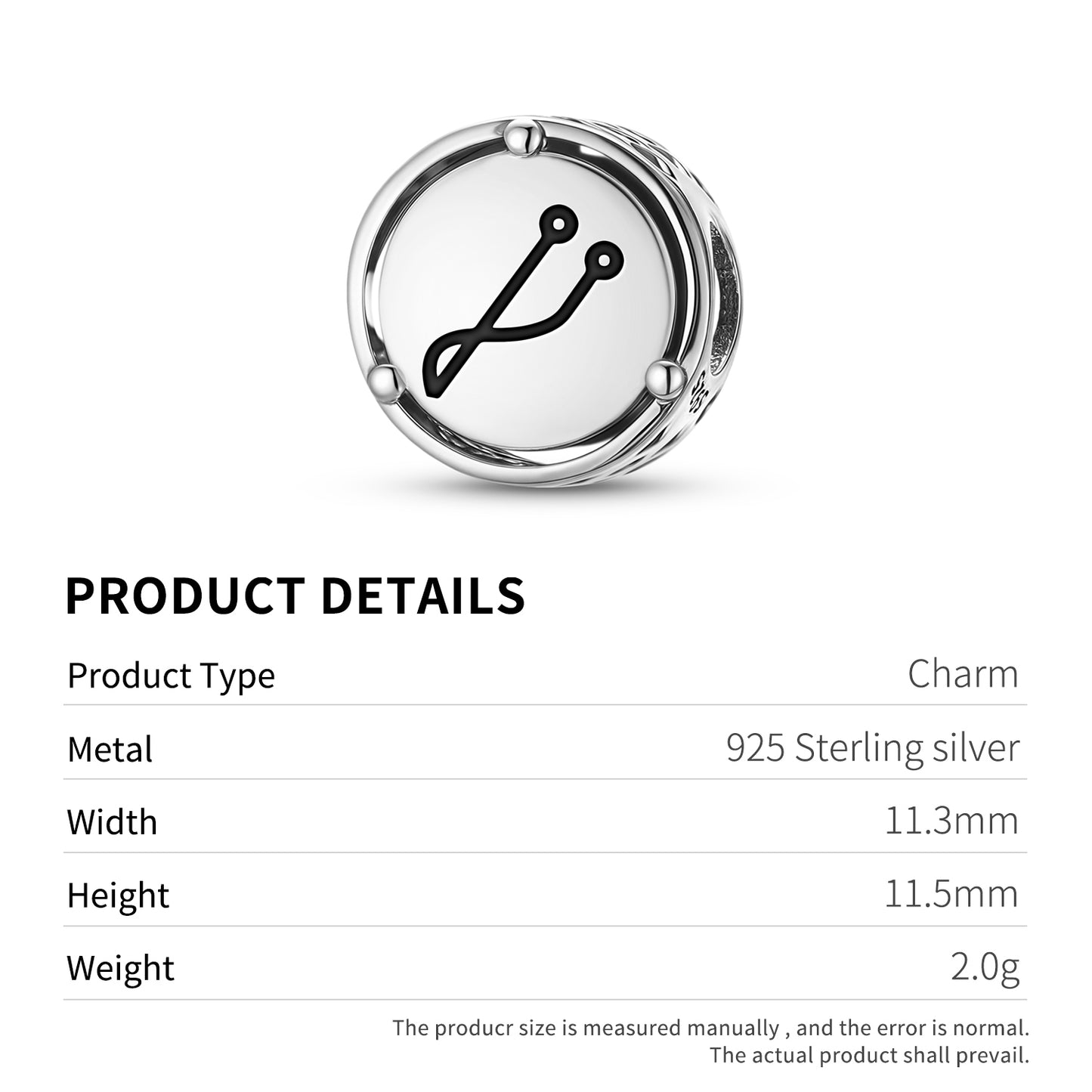 CALIEL Angels Symbols Charm