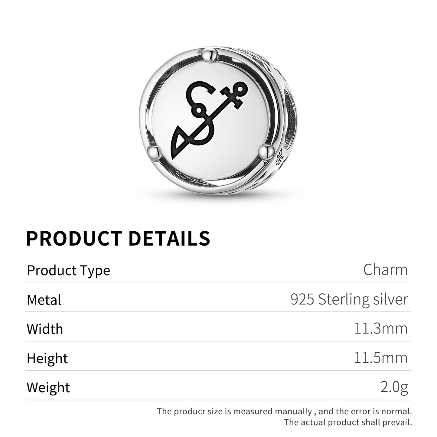 ACHAIAH Angels Symbols Charm