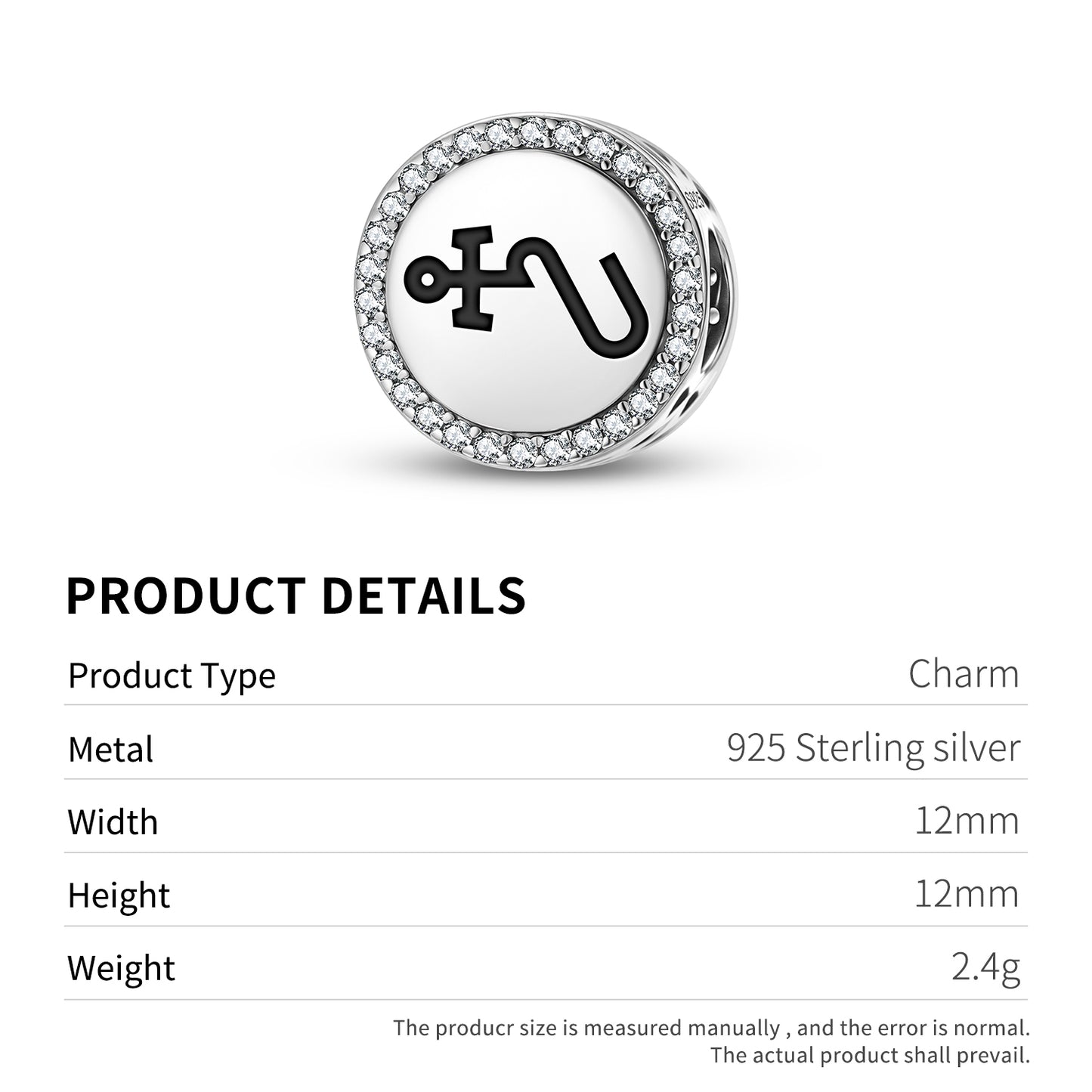 VEUIAH Angels Symbols Charm
