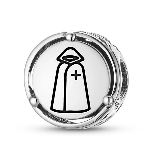 Templar white cloak Templar Symbols Charm