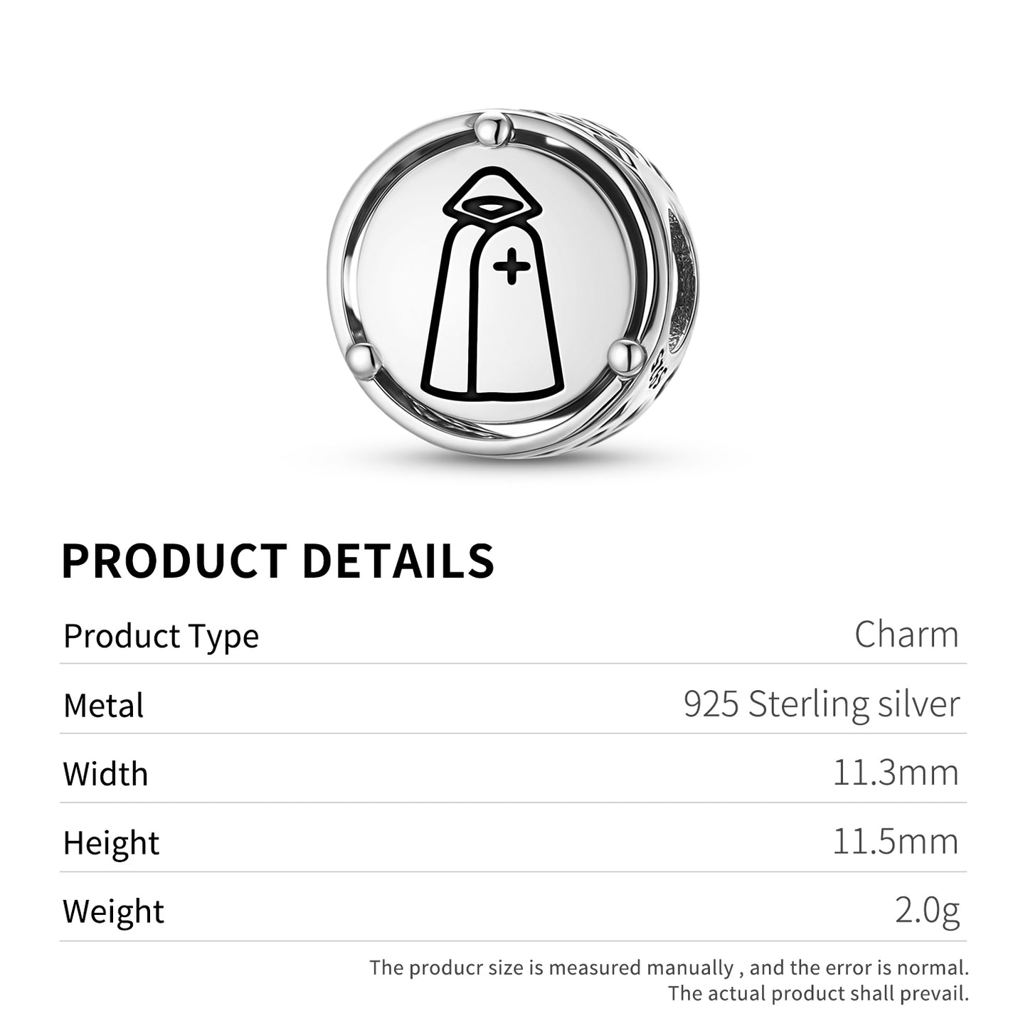 Templar white cloak Templar Symbols Charm