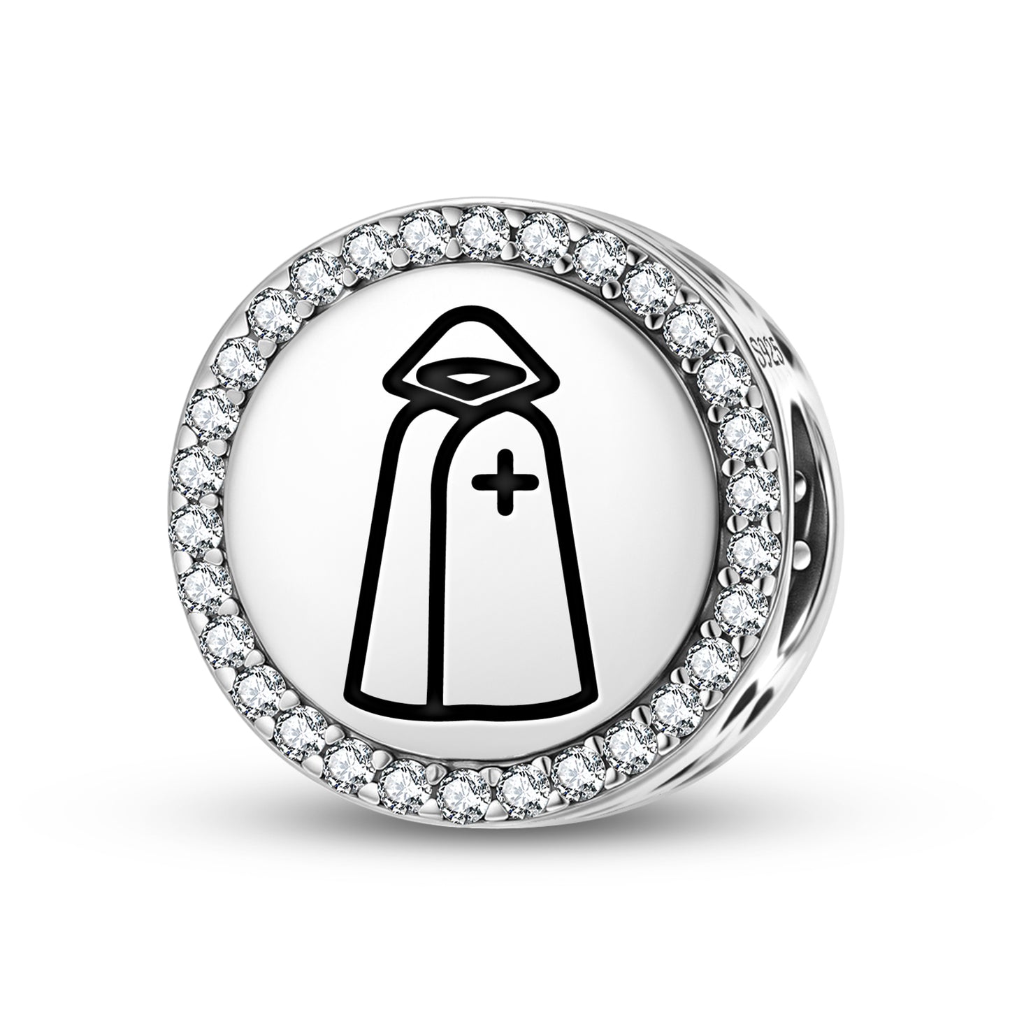 Templar white cloak Templar Symbols Charm