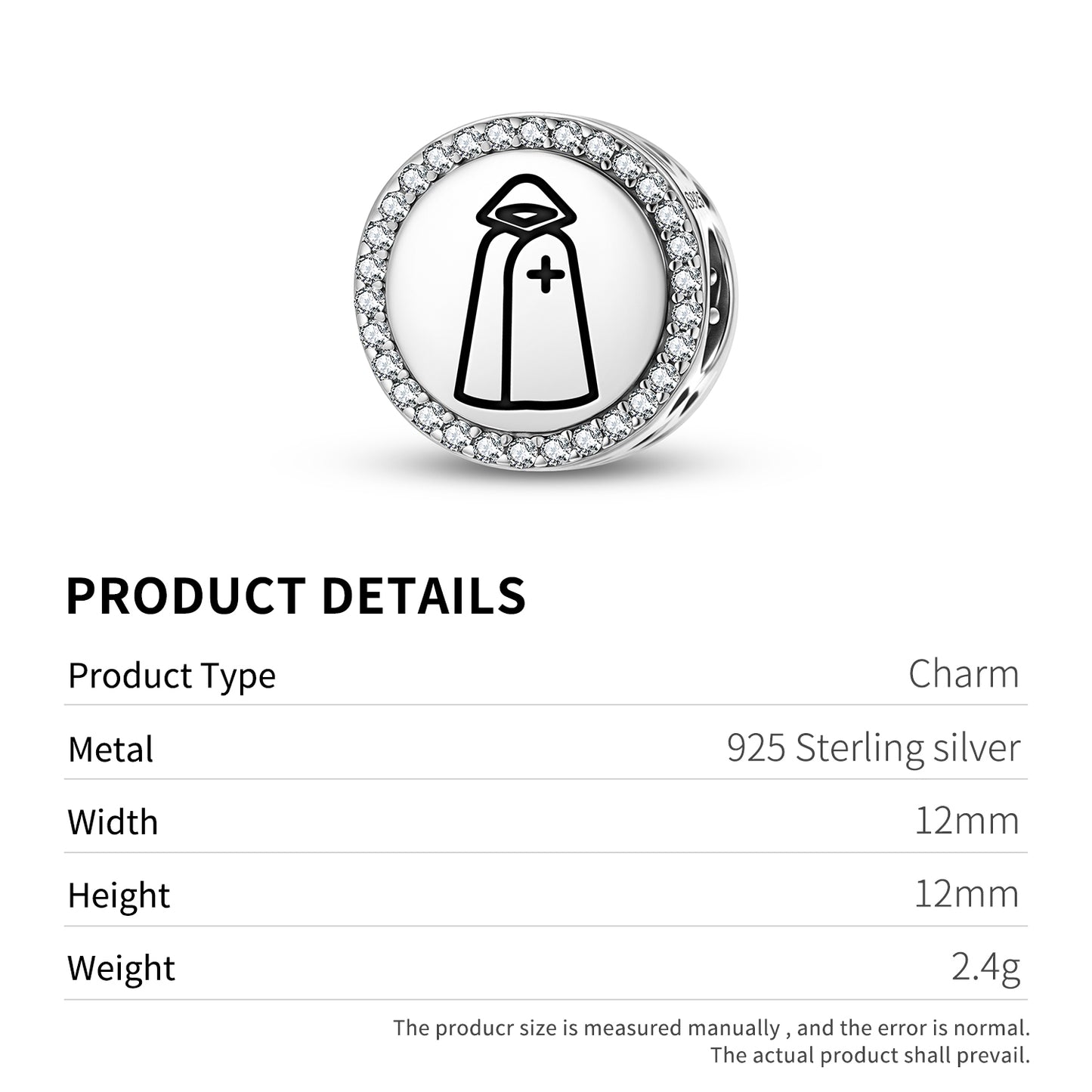 Templar white cloak Templar Symbols Charm