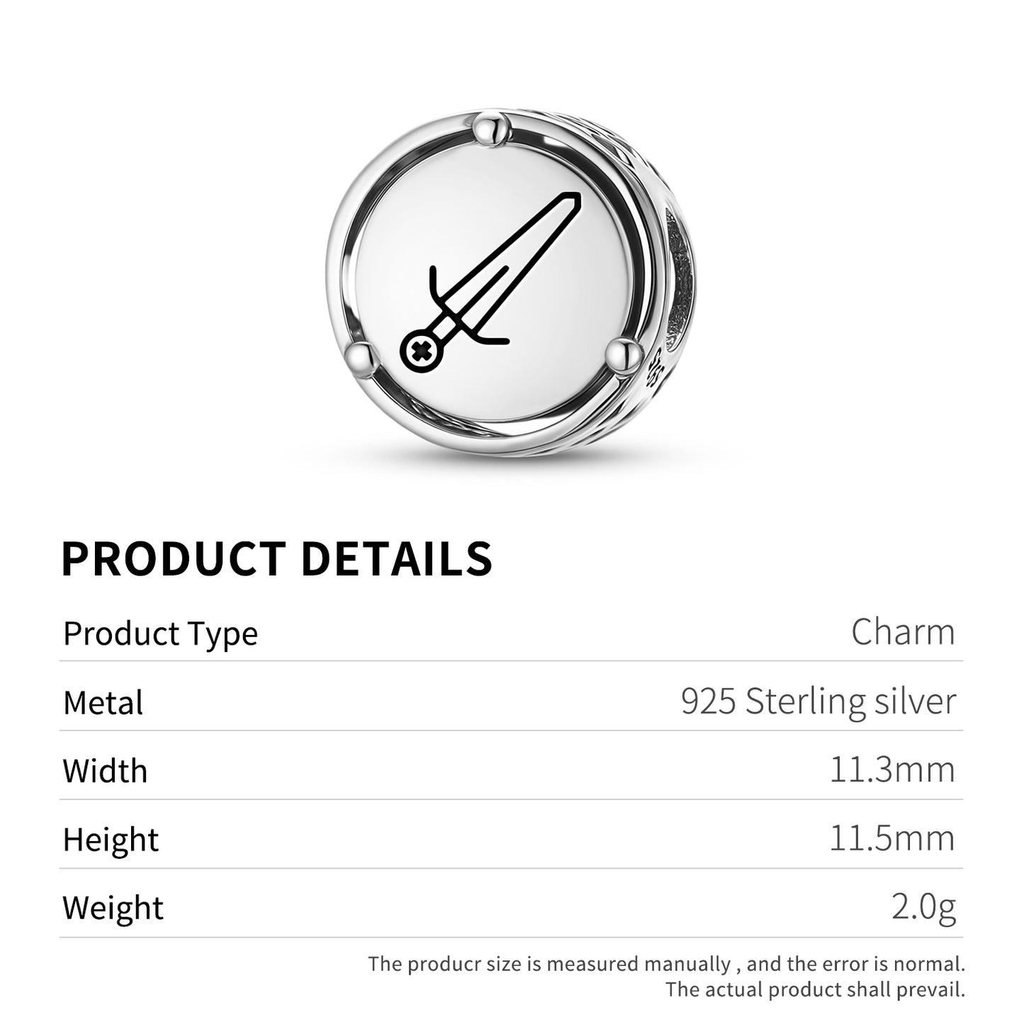 Templar Sword Templar Symbols Charm